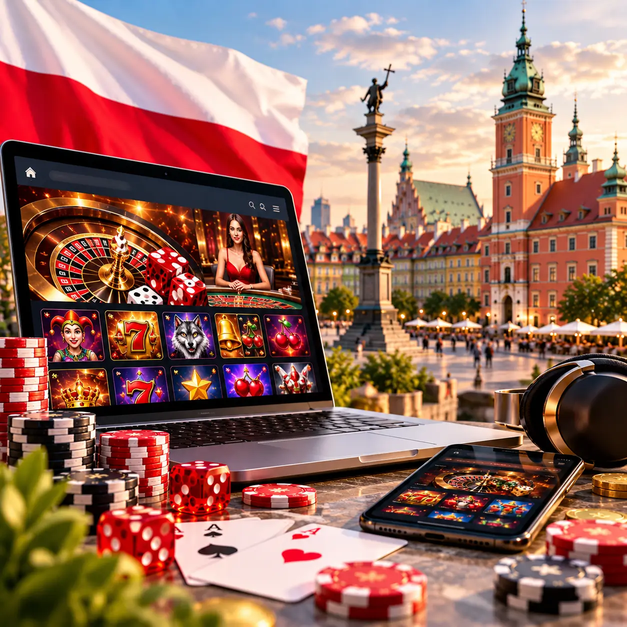 Polski motyw redakcyjny dla rankingu kasyn online